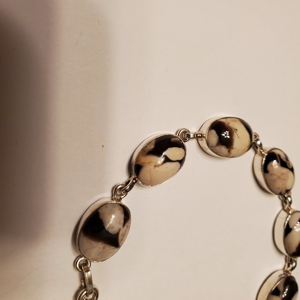 JASPER STERLING SILVER BRASELET - Picture 7 of 12